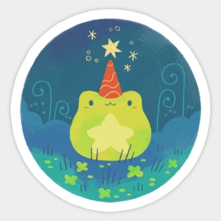 Wizard Frog! Sticker